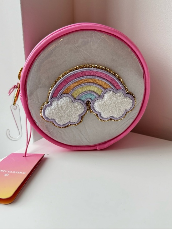 Stoney Clover Lane x Target Other - NWT- Stoney Clover Lane X Target Pink Rainbow Cloud Round Accessory Pouch